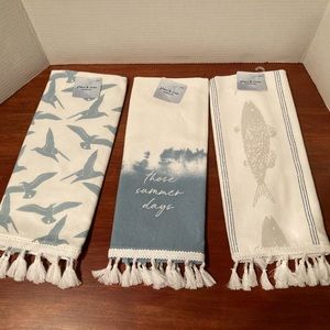 Fish theme kitchens towels